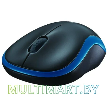 Мышь Logitech M186 (черный/синий) картинка 3